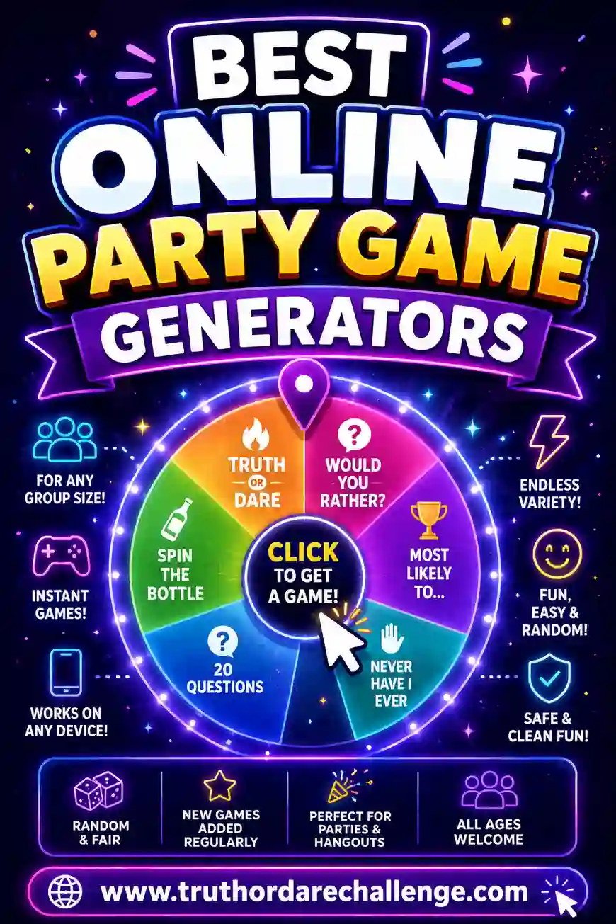 Best Online Party Game Generators (Free & No Download)