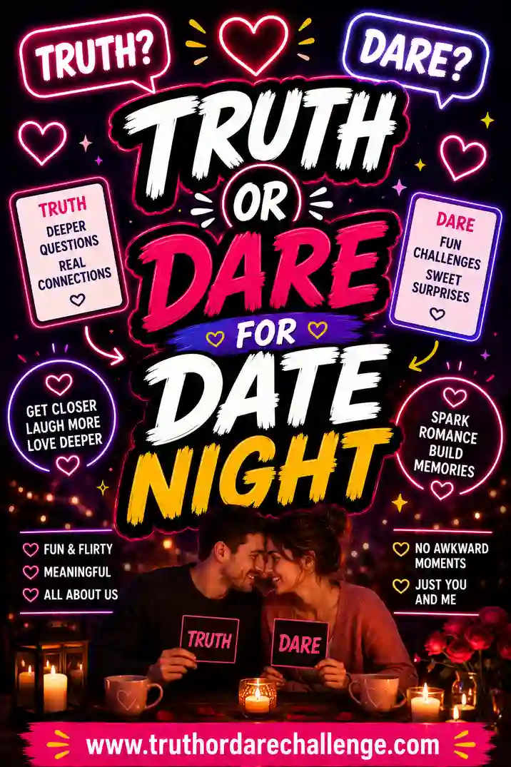 Truth or Dare for Date Night: Fun Questions & Dares