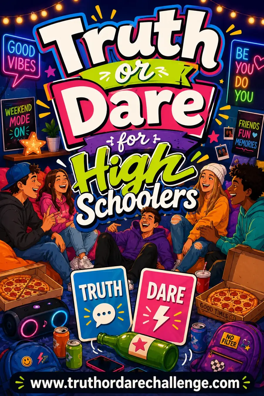 Truth or Dare for High Schoolers: 60 Clean Prompts