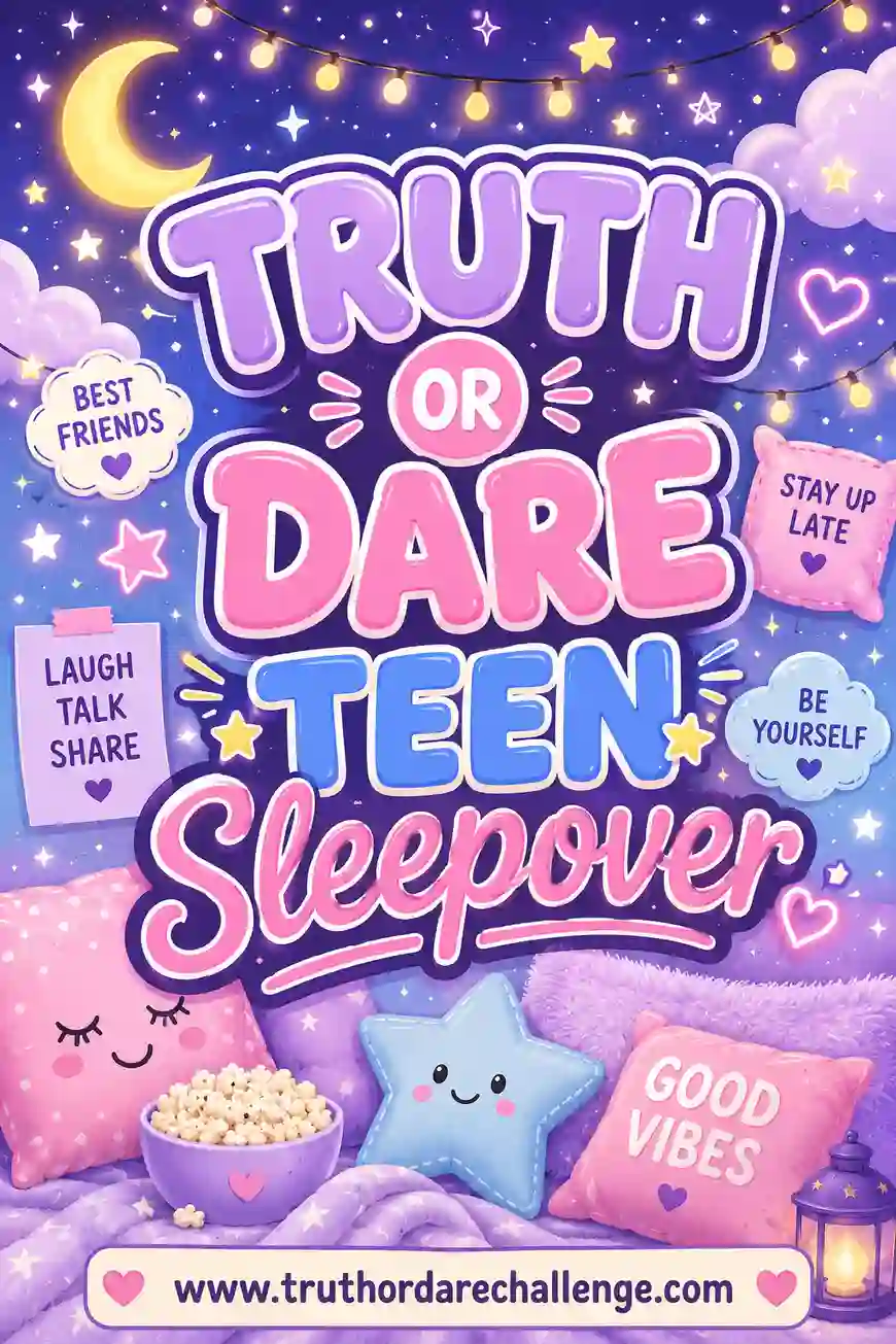 Truth or Dare for a Teen Sleepover: 50+ Clean Prompts